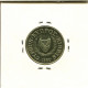 5 CENTS 1992 CHIPRE CYPRUS Moneda #AZ905.E.A - Chypre