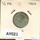 1/2 FRANC 1963 B SCHWEIZ SWITZERLAND Münze SILBER #AY021.3.D.A - Sonstige & Ohne Zuordnung