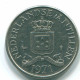 25 CENTS 1971 NETHERLANDS ANTILLES Nickel Colonial Coin #S11520.U.A - Antilles Néerlandaises