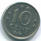 10 CENTS 1970 ANTILLAS NEERLANDESAS Nickel Colonial Moneda #S13342.E.A - Antilles Néerlandaises