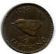 FARTHING 1938 UK GROßBRITANNIEN GREAT BRITAIN Münze #AN516.D.A - B. 1 Farthing