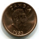 2 NGWEE 1983 ZAMBIA UNC Coin #W11317.U.A - Zambia