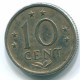 10 CENTS 1979 NIEDERLÄNDISCHE ANTILLEN Nickel Koloniale Münze #S13588.D.A - Antilles Néerlandaises