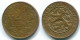 2 1/2 CENT 1965 CURACAO Netherlands Bronze Colonial Coin #S10206.U.A - Curacao