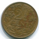 2 1/2 CENT 1965 CURACAO NEERLANDÉS NETHERLANDS Bronze Colonial Moneda #S10195.E.A - Curaçao