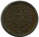 1 PFENNIG 1874 A ALLEMAGNE Pièce GERMANY #AX399.F.A - 1 Pfennig