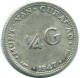 1/4 GULDEN 1947 CURACAO NIEDERLANDE SILBER Koloniale Münze #NL10740.4.D.A - Curacao