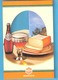 Abbaye D'Orval-Brasserie- Bière Trappiste Et Fromage- Publicité De Table- Triptyque -Recto-Verso- 15x9,7 Cm - Autres & Non Classés