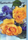 FLOWERS Vintage Postcard CPSM #PBZ449.A - Blumen