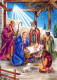 Jungfrau Maria Madonna Jesuskind Weihnachten Religion Vintage Ansichtskarte Postkarte CPSM #PBB826.A - Vierge Marie & Madones