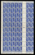 Variétés Marianne De Gandon - YV 720a (les 2 Cases Mèches Reliées) & 720b (les 2 Cases Mèches Croisées) Dans Bloc De 70 - 1945-54 Marianne (Gandon)