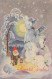 PÈRE NOËL Bonne Année Noël GNOME Vintage Carte Postale CPSMPF #PKD933.A - Santa Claus
