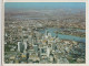 Australia QUEENSLAND QLD Aerial View BRISBANE & River John Sands Q13 Postcard C1970s - Brisbane