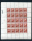 1923/24.MONACO.YVERT 65/69**.NUEVOS SIN FIJASELLOS(MNH).BLOQUE DE 25. - Unused Stamps