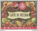 Bh119 Etichetta Latte Di Vecchia Bertolini - Autres & Non Classés