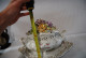 Delcampe - E1 Authentique Soupière En Barbotine - Décor Floral - Italy - Soup Terrines