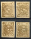 1878-79 Persia Lion 5 Toman Gold Complete Settings (*) - Iran