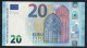 EURO 20  ITALIA  ST S029  "21"  LAGARDE  UNC - 20 Euro