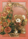 BEAR Animals Vintage Postcard CPSM #PBS182.GB - Bears