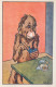 AFFE Tier Vintage Ansichtskarte Postkarte CPA #PKE769.DE - Scimmie