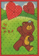 NASCERE Animale Vintage Cartolina CPSM #PBS250.IT - Bären