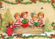 ANGELO Natale Vintage Cartolina CPSM #PBP382.IT - Engelen