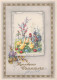 PASQUA POLLO UOVO Vintage Cartolina CPSM #PBP136.IT - Easter