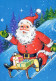 BABBO NATALE Natale Vintage Cartolina CPSM #PAK736.IT - Kerstman