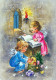 ANGELO Buon Anno Natale Vintage Cartolina CPSM #PAH974.IT - Anges