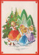 ANGELO Buon Anno Natale Vintage Cartolina CPSM #PAG908.IT - Anges