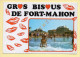 80. FORT-MAHON-PLAGE –  Les Plaisirs De La Baignade (gros Bisous) (animée)(voir Scan Recto/verso) - Fort Mahon