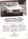 2 Feuillets De Magazine Mercedes 350 SE 1973 - Voitures
