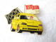 RARE  PIN'S    RENAULT  CLIO 16 S  RALLYE INTERNATIONAL DU  VALAIS  1994  Epoxy Top Qualité - Renault