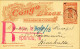 BELGIAN CONGO  PS SBEP 36 USED FROM COQUILHATVILLE  25.08.1913 TO KINSHASA - Interi Postali