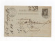 !!! ENTIER POSTAL 10C SAGE CACHET DARDANELLES - TURQUIE DE 1894 - Covers & Documents