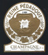 Etiquette Champagne Millesime 1989 Reine Pédauque  Vrankem Vertus Marne 51 "étiquette Gauffrée Leger Relief" - Champagner