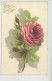 FLEURS - ITALY - Jolie Carte Fantaisie Fleurs Rose "Bon Souvenir" - SERIE ARTISTICA ACQUARELLO T.A;M. 1422 - Flowers