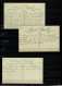 80 ABBEVILLE LOT 4 CARTES BOMBARDEMENT DONT 3 AVEC ANNOTATIONS INTERESSANTES AU VERSO - Abbeville