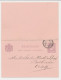 Briefkaart G. 24 Amsterdam - Weesp 1894 - Dubbelringstempel - Ganzsachen