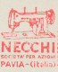 Meter Cut Italy 1957 Sewing Machine - Necchi - Textiles