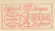 Meter Cut USA 1940 Baseball - Official 97 League - Autres & Non Classés