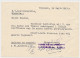 Firma Briefkaart Rijssen 1943 - Fabriek Van Melkproducten - Ohne Zuordnung