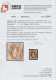Schweiz Stehende Helvetia 1901-11-04 St.Gallen  3Fr. SBK#72F Seltene Zähnung Feld 76 Attest Pierre Guinand - Used Stamps