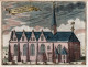 ST-NL Nederland LEEUWARDEN La Grande Eglise De Lewarde 1743 Kupferstich Von Jacques Harrewyn(Jacob Harrewijn) - Stampe & Incisioni