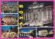 293835 / Italy - Roma Night 6 View PC 1988 USED 100+650 L Castello Di Montecchio, Castiglion Fiorentino , Aragonese - 1981-90: Marcophilie