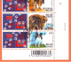 COB 3064/68  2002  *** Belgian Dogbreeds   - Feuillet 1 SERIE Obliterated 1st Day  - Coin Daté. - Unused Stamps