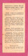 Santino, Holy Card- Pontificia Opera Propaganda Della Fede- Imprimatur,  5. Agusti. 1933- Dim. 111x 0mm- - Devotion Images