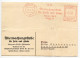 Germany 1934 Postcard; Berlin - Überwachungsstelle Für Felle Und Häute; 6pf. Meter With Slogan - Máquinas Franqueo (EMA)