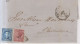Año 1876 Edifil 175-188 Alfonso XII Carta   Matasellos Rombo Tarragona Membrete Jose Mº Virgili - Lettres & Documents