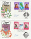 Collection Of 8 SIGNED Commonwealth FDCs Royal Baby 1992 Princess Diana Royalty Stamps  Cover Fdc - Collections (sans Albums)